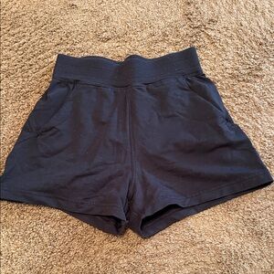 Lululemon Athletica Navy High Waist Shorts